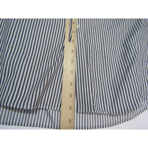 Michael Michael Kors Black/White Button  Shirt Mens size 16 32/33 - Picture 4 of 5